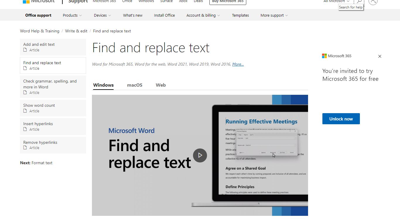 Find and replace text - support.microsoft.com